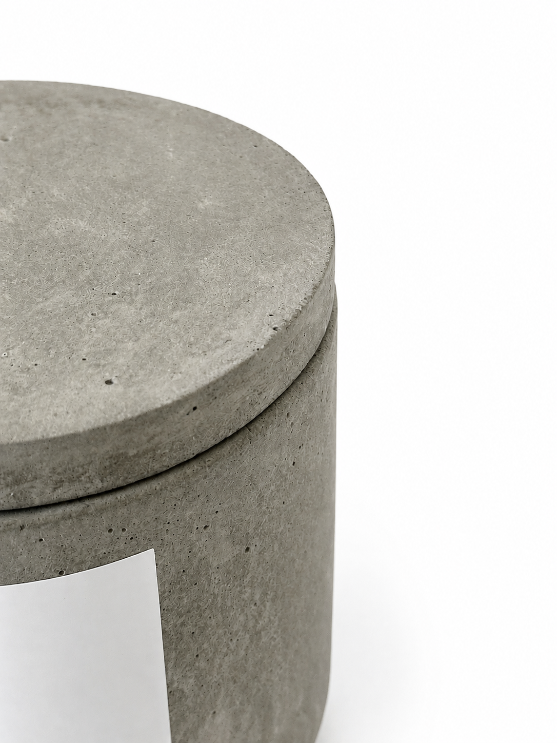 Vela Aromática de Concreto - Chá Branco