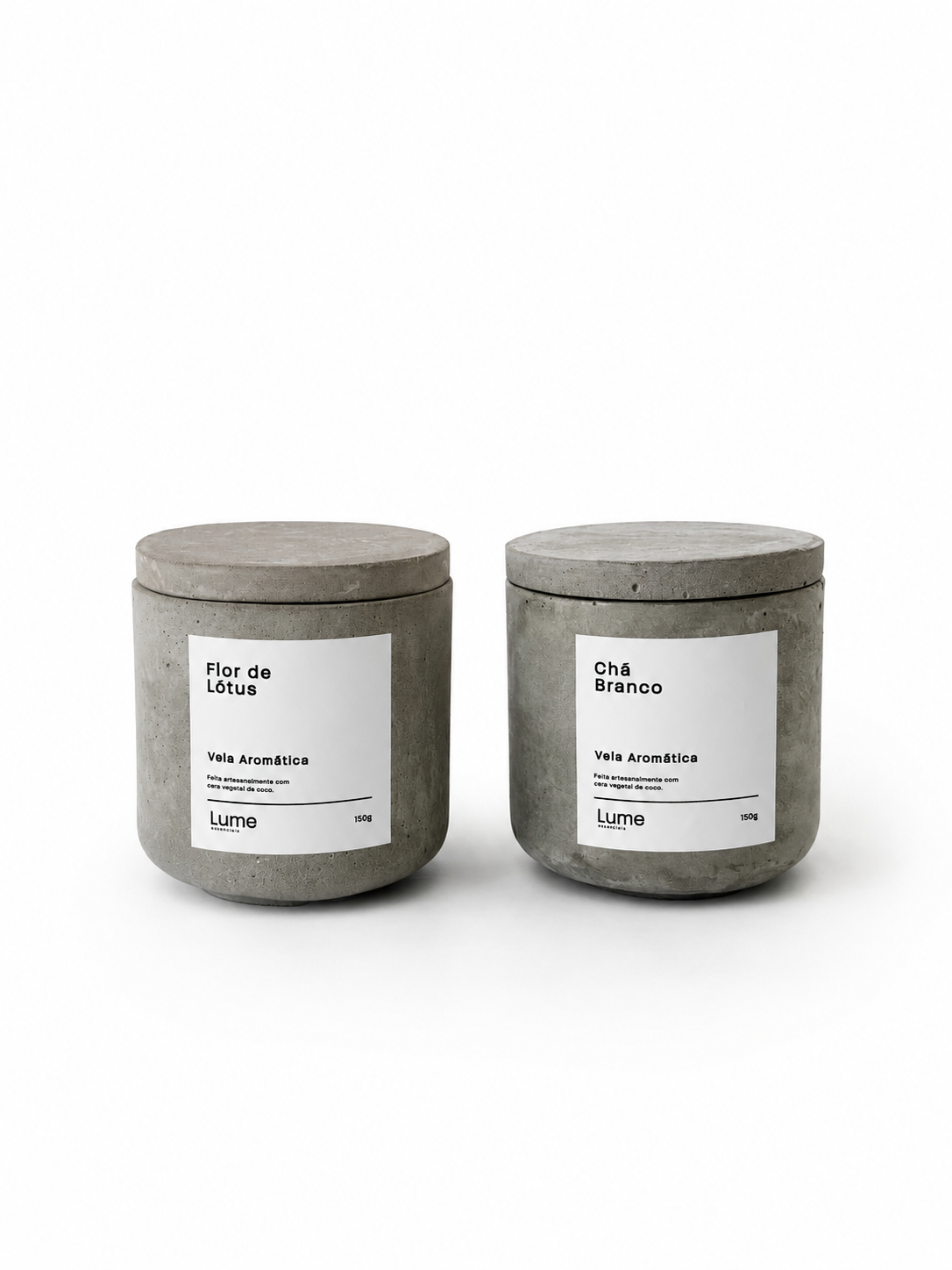 Kit Duo - Vela Aromática de Concreto